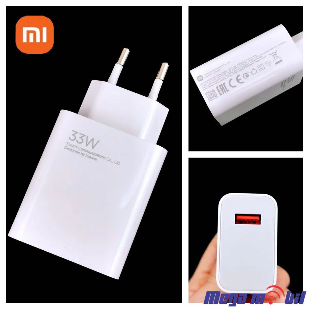 Polnac 220V Xiaomi 33W Fast Charger so kabel